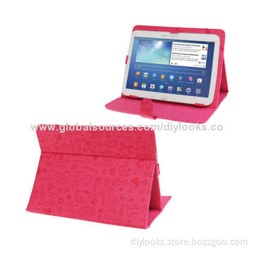 Magic Girl Series Universal Leather Case with Holder for 9.7-inch Tablet PC